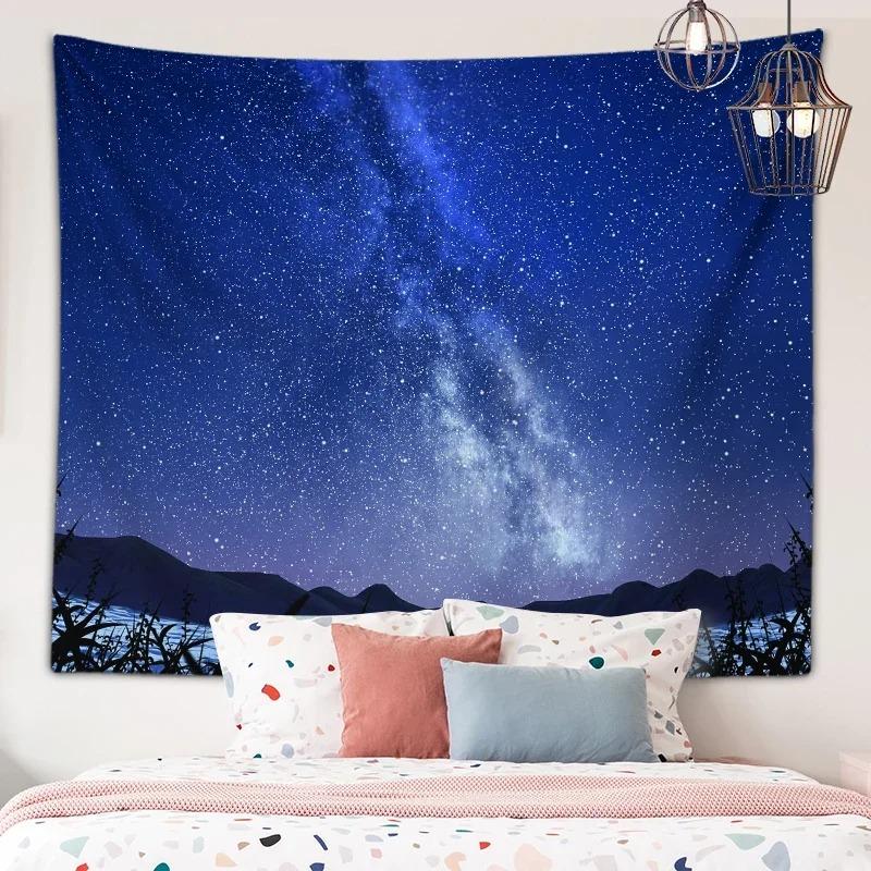 Dreamy Starry Sky Wall Decoration Tapestry Home Living Room Tapestry