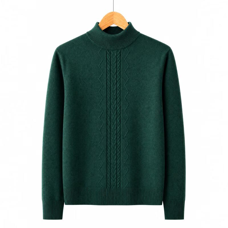 Hodo Women's Mock Neck Knitted Pullover Sweater