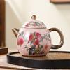 Ru kiln Jiutao series beam pot, teapot, tea maker, household ceramic tea set, tea maker, single pot opening can raise teapot