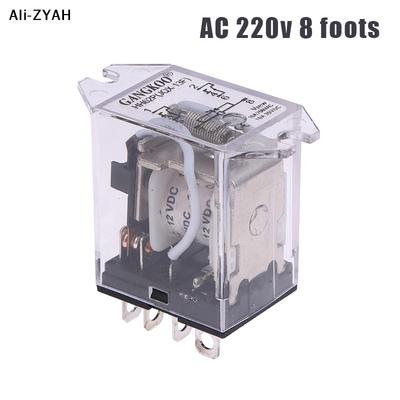 1Pc JQX-13F HH62P High Power Relay Coil General DPDT Micro Electromagnetic Relay Switch with Socket Base AC110V220V DC12V24V10A