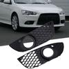 2Pcs GZ.D057 Fog Light Cover Hollow Design Remove Easily ABS Front Lower Bumper Fog Light Cover Set  8321A263 for Mitsubishi Lancer 08-13