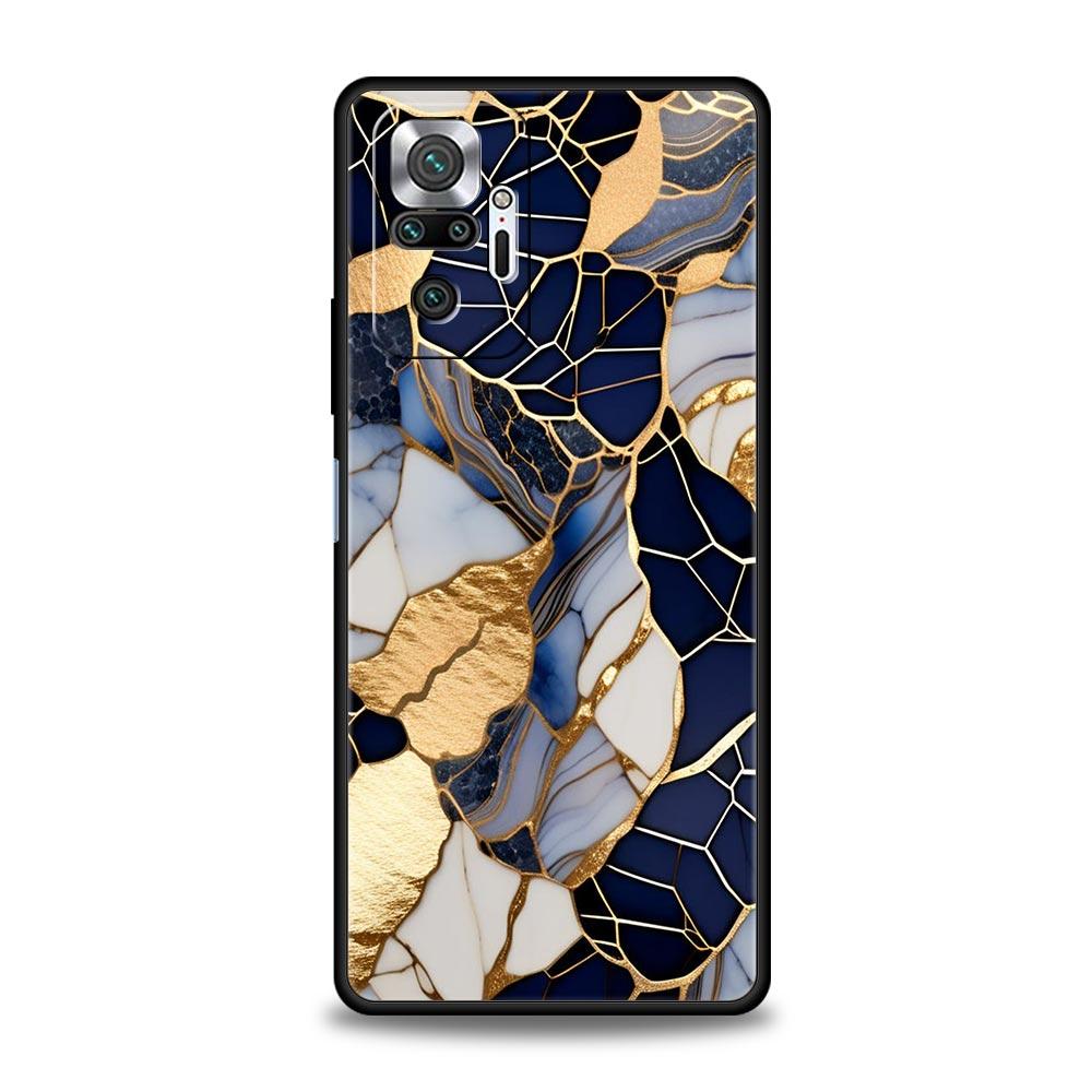 Watercolor Marble Phone Case For Xiaomi Redmi Note 14 13 12 Pro Plus 5G 9S 9 10 11 4G 14C 13C 12C 10C 9C 9A Soft Cover