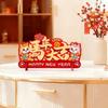 Cartoon Horse Year Ornament Zodiac Horse Blessing Felt Fortune Ornaments Chinese Style Traditional New Year Decoration