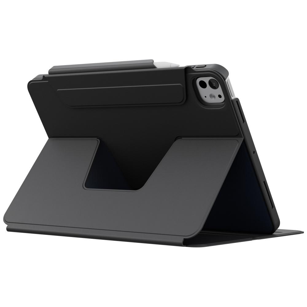 UNIQ Rovus Snapmount Magnetic 360 Rotating Detachable Case for iPad Pro 13" M4 2024 / M5 2025 Black