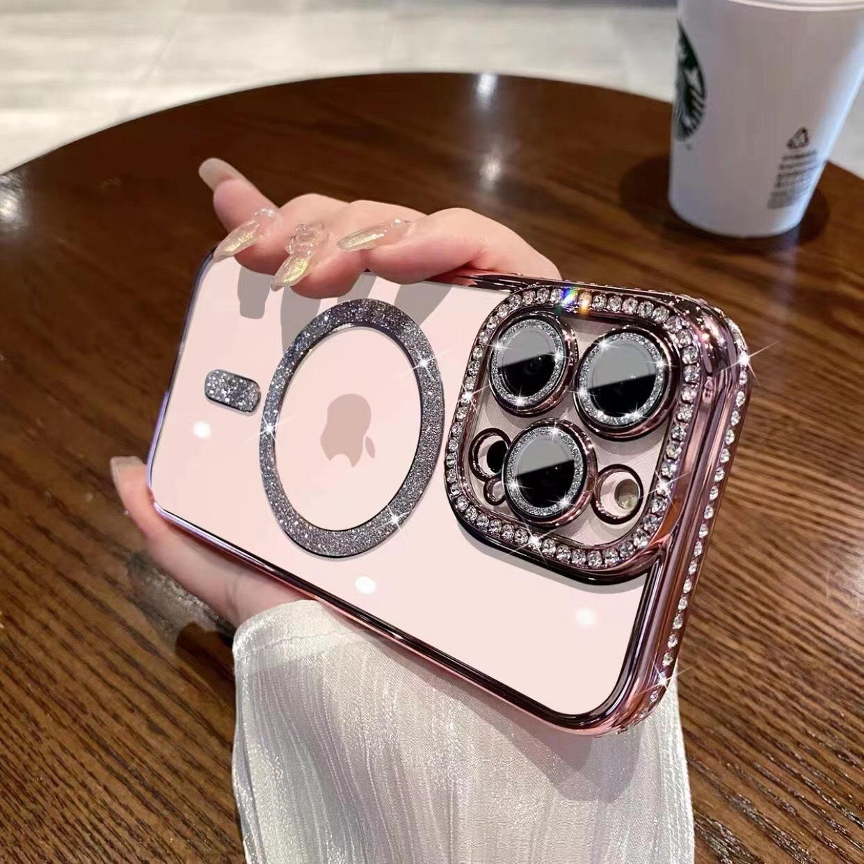 

Подходит для iPhone 15 Магнитный прозрачный чехол для мобильного телефона с боковым сверлением от Apple 16promax Силиконовый защитный чехол из ТПУ. iPhone16promax