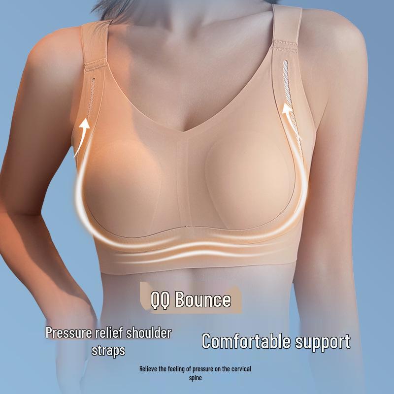 Ultra-Thin Seamless Rabbit Ear Women's Full Cup Lift Shaping Underwear