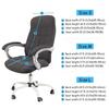 Fløyel Kontorstoltrekk Spandex Datastoltrekk Elastisk Lenestol Setetrekk Gamingstoler Trekktrekk Housse De Chaise