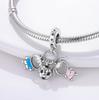 Charms Coppercute Boy And Girl Football Pendantss Fit Charms Plataoriginal Bracelet Beads Women Jewellery Making Diy