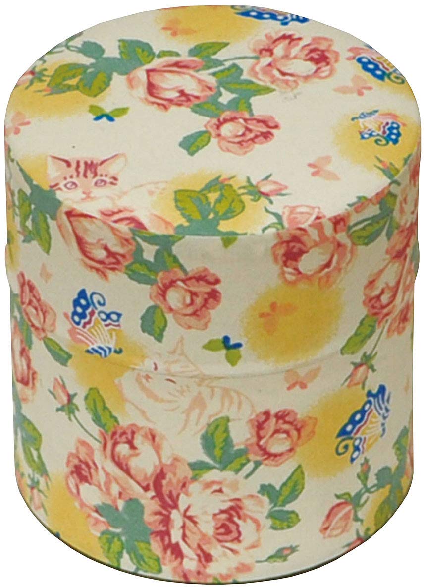 Yamako Tea Caddy Cat Design S x 8 x cm 79211  Po-Kan  7.5 7.5