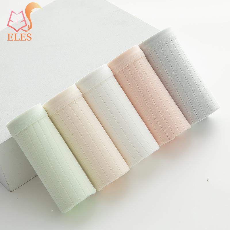 Dámské spodní prádlo Bavlna Krásné kalhotky se středním pasem Mladá dívka Antibakteriální kalhotky Jednobarevné Dospívající intimní prádlo