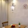 Modern Crystal Chandelier Farmhouse Ceiling Light Decor Lamp for Dining Living Room Bedroom Restaurant Home Hotel Loft