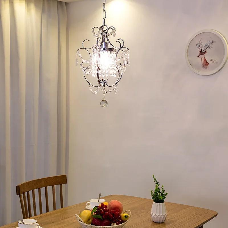 Modern Crystal Chandelier Farmhouse Ceiling Light Decor Lamp for Dining Living Room Bedroom Restaurant Home Hotel Loft