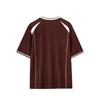 Anta Fan Zhendong Series Knitted Short Sleeve Comfortable T-Shirt Unisex Tops Glazed-Brown 172638104R-3