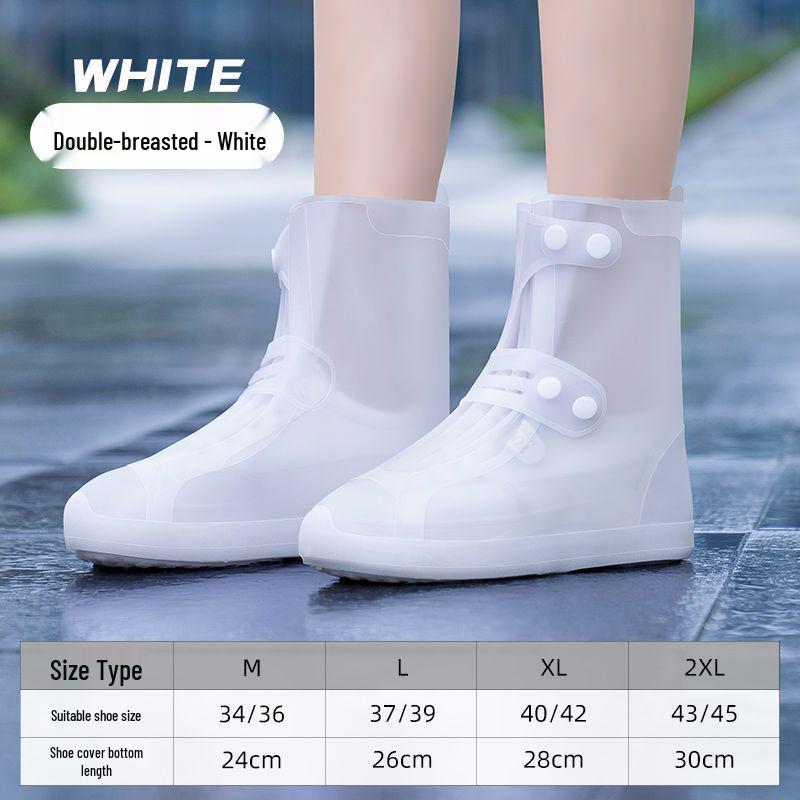 Thickened Waterproof and Non-Slip Shoe Covers for Men and Women - Durable, Washable, and Ideal for Rainy Days.