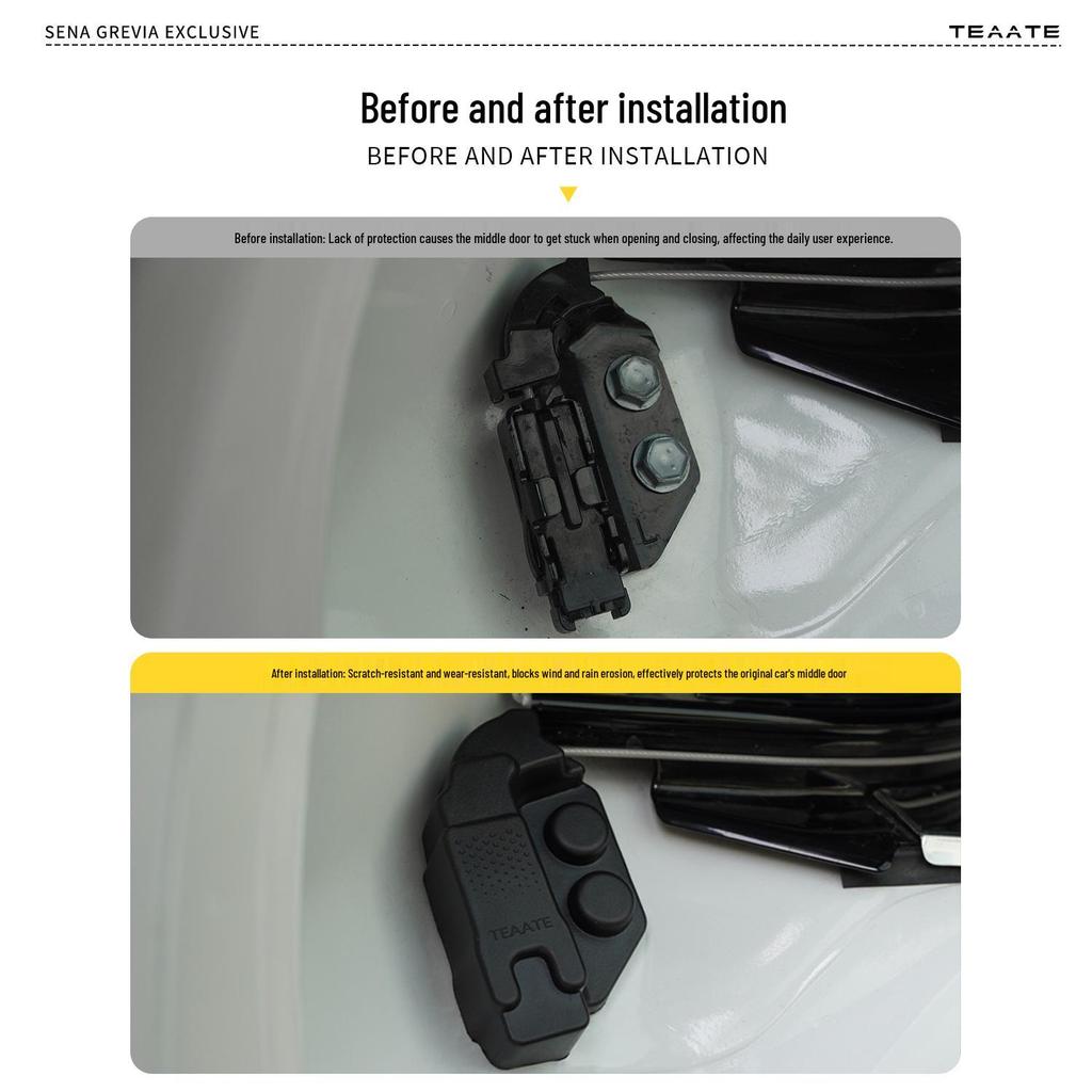 Toyota Sienna Schiebetür Zugseil Schutzabdeckung für die mittlere Reihe