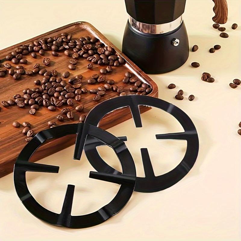 1pcs Cast Iron Gas Stove Cooker Plate, Coffee Moka Pot Stand, Durable Reducer Ring Holder, Kitchen Accessory