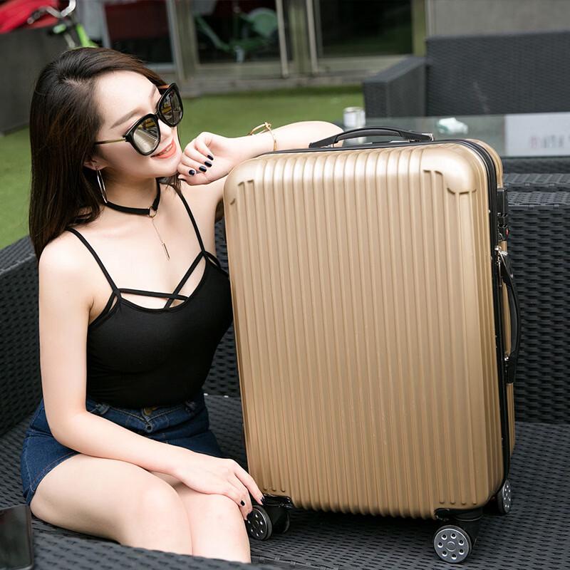 PACKAGE FASHION Women s Hard Shell Luggage 20 inch