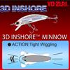 YO-ZURI Lure Minnow 3D Inshore Minnow (F) 110mm HGBL Weight: