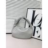 Handwoven Horn-Shaped Crossbody Bag Women Soft PU Woven Shoulder Small Daily Use Tote In 16 Colors