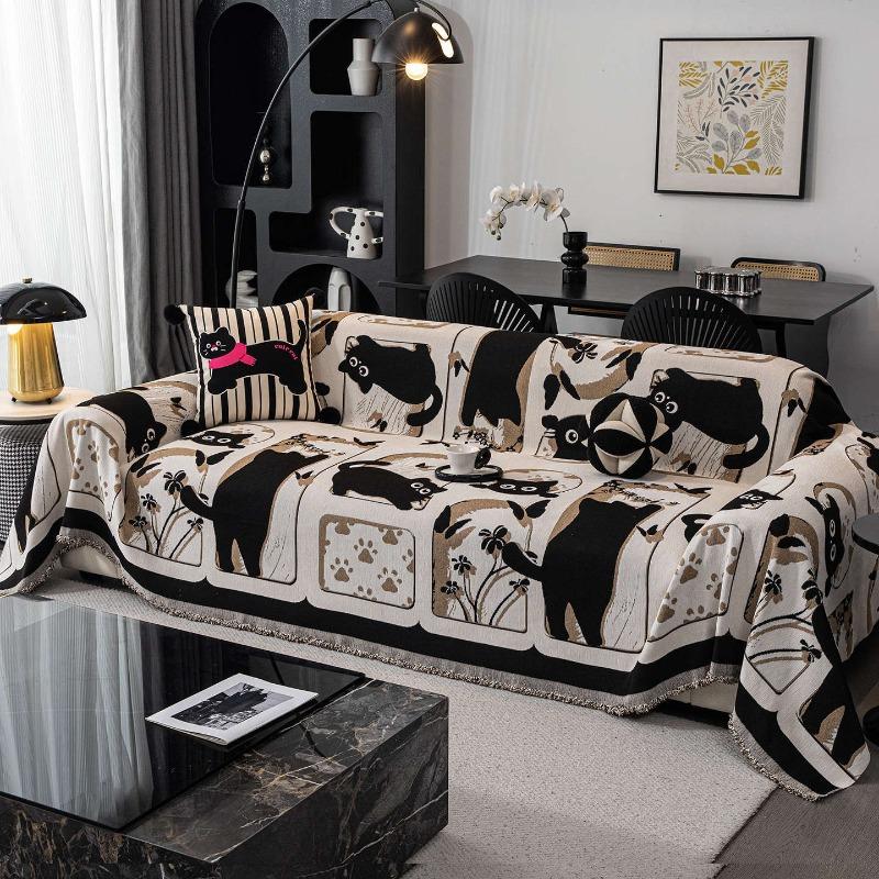 Chenier thickened four-season universal non-slip and anti-cat scratch sofa cover sofa cover