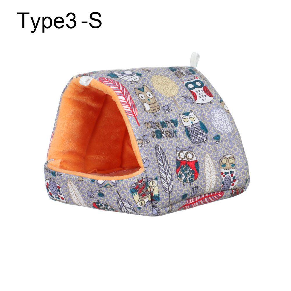 Cute Comfortable Winter Small Animal Sleeping Bed Guinea Pig Nest Warm Mat Hamster House