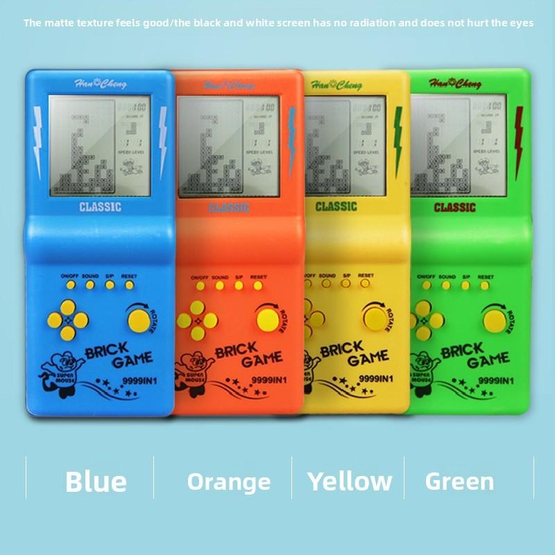 Classic Tetris Handheld Game Console With Large Screen For Retro Gaming Enthusiasts