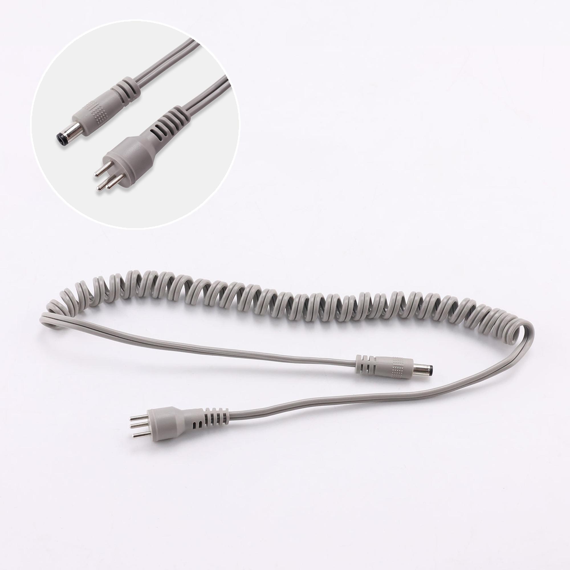 

BEPAN 24V Coreless Motor Handle Nail Drill Pen with 2 Types Wires Hole Handpiece 3-pin Pen Nail Plug for Drilling