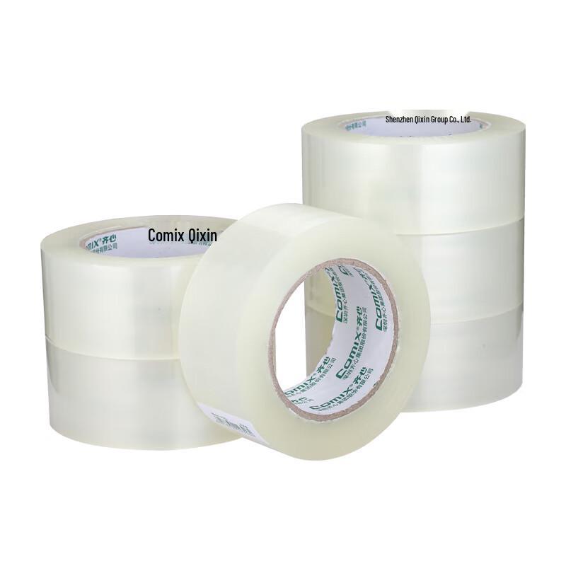 Comix JP5520-6 Transparent Packaging Tape прозрачный белый