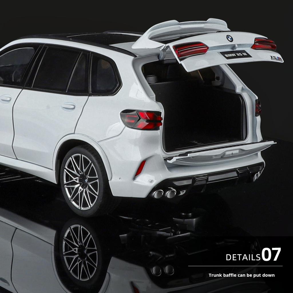 1:18 scale BMW X5M oversized SUV off-road vehicle Officially authorized Exquisite simulation Boys Toy Gift Fashion collectibles