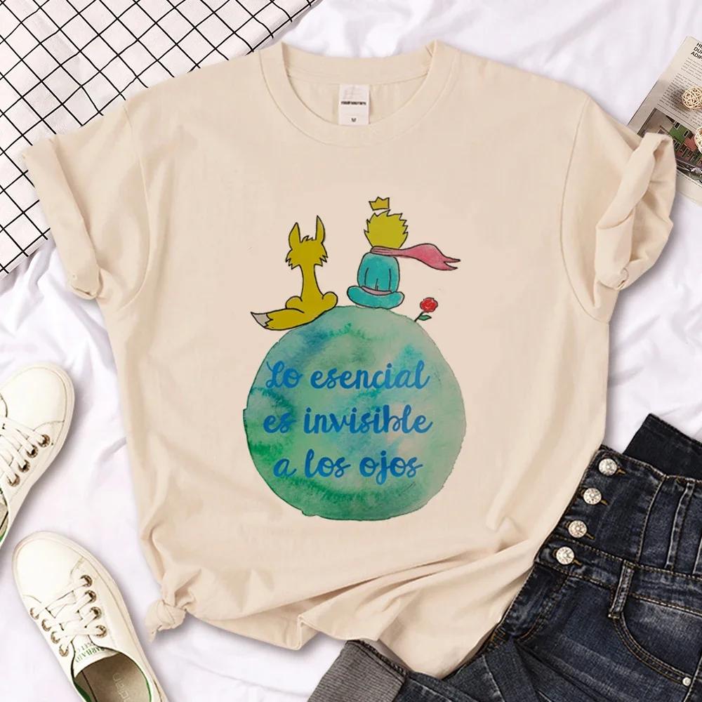 Little Prince T-shirt Women's Summer T-shirt Women's Casual Loose Designer Pattern Clothing