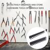 Screwdriver Rack Wall Mount Pliers Holder Hammer Rack Tool Storage Organizer Hardware Tool Display for Garage Workshop