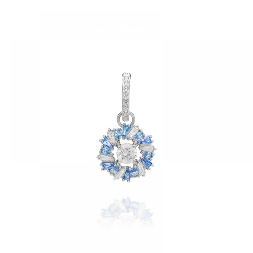 Swarovski 5680016 Idyllia Flower Hoop Drop Earrings