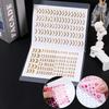 Blank Page Design Transparent Sticker Storage Book  Collecting Nail Stickers