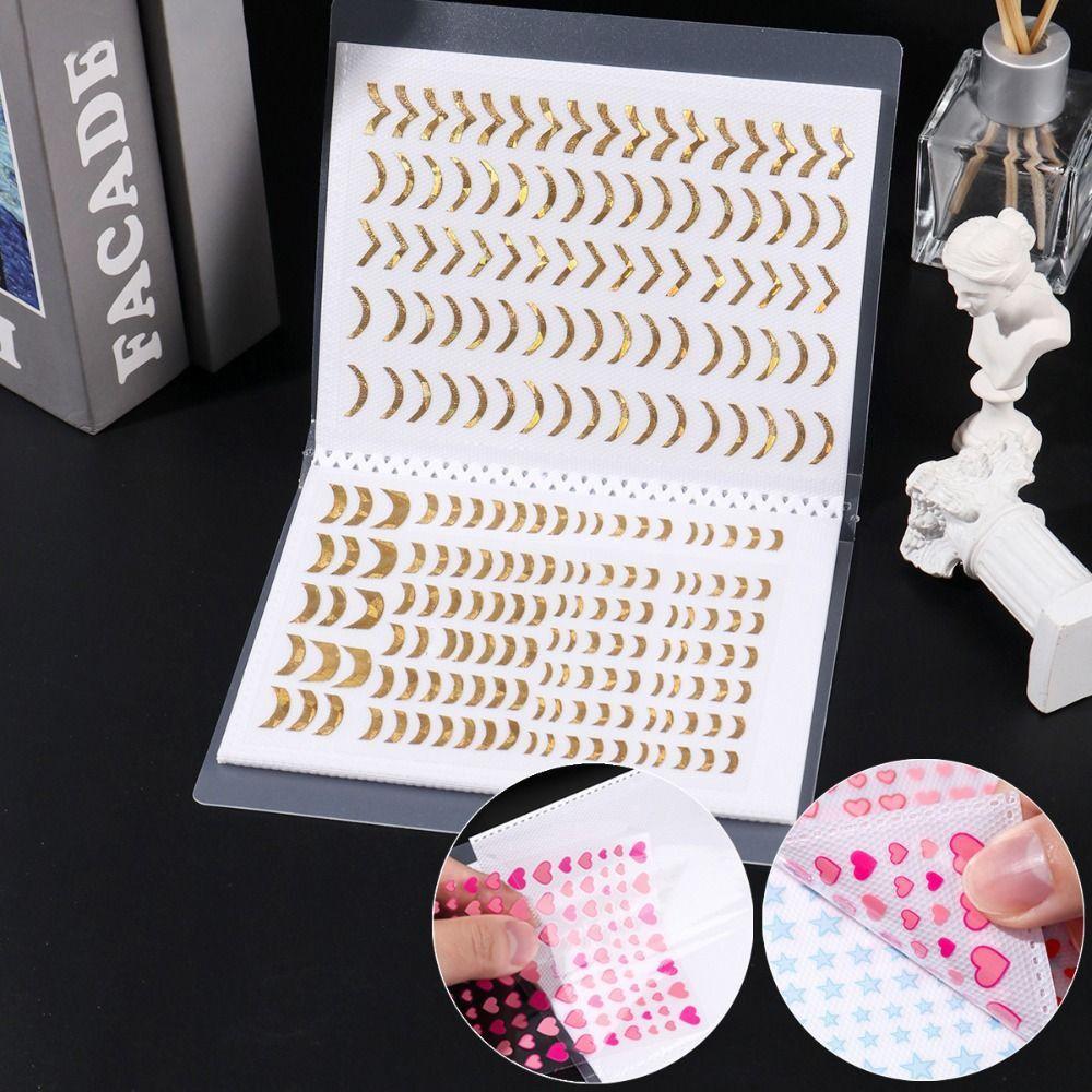 Blank Page Design Transparent Sticker Storage Book  Collecting Nail Stickers