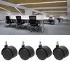 4 Inch Heavy Duty Furniture Casters 360 Degree Casters with Built-in Bearings for Cabinets Shelves Cots Chairs