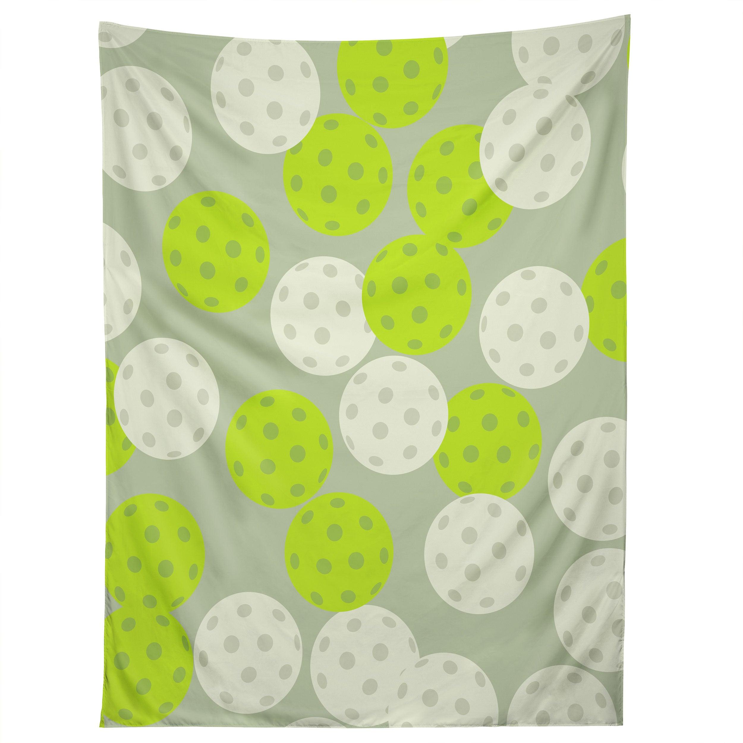 PICKLEBALL BALL PATTERN tapestry 75x100