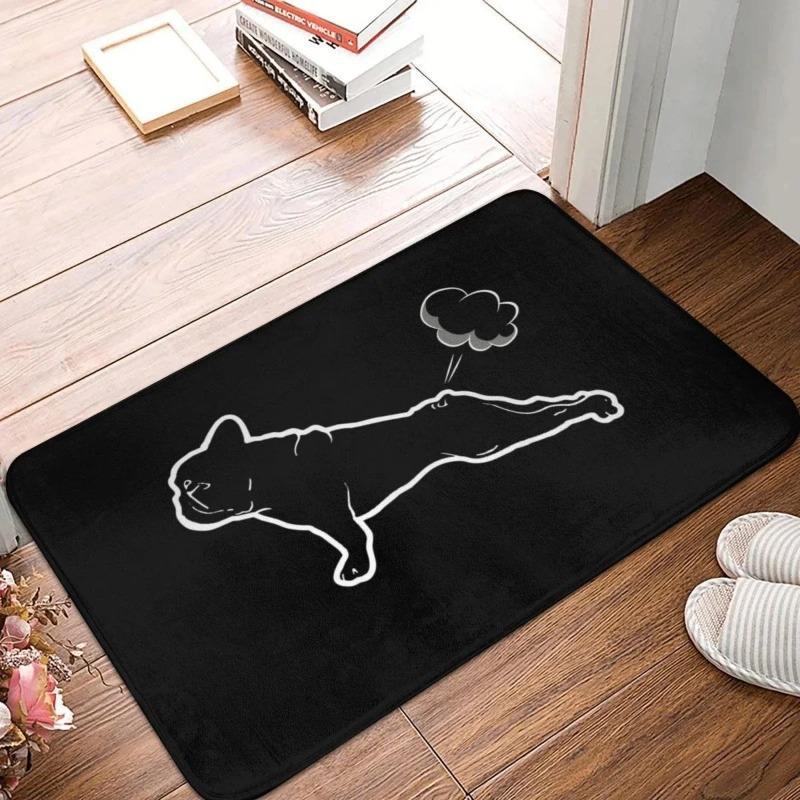 

French Bulldogs Entrance Doormat Home Decoration Balcony Long Rugs Non-slip Bedroom Floor Mat Living Room Carpet 40x60cm