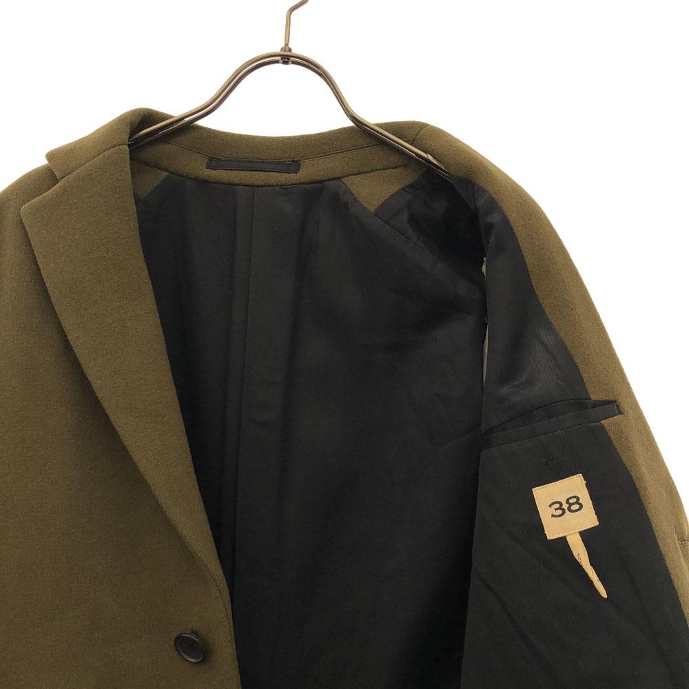 SCYE BASICS Made In Japan 100% Wool Chester Coat 38 Khaki Women Used