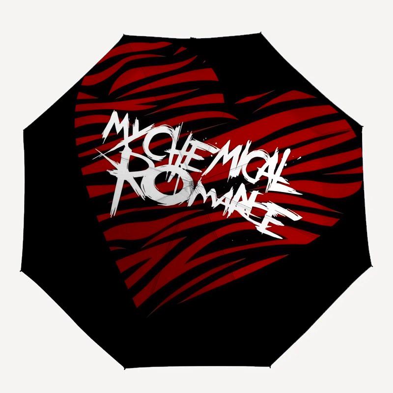 1pc My Chemical Romance Heart Logo Suitable for All Seasons UmbrellaFP155