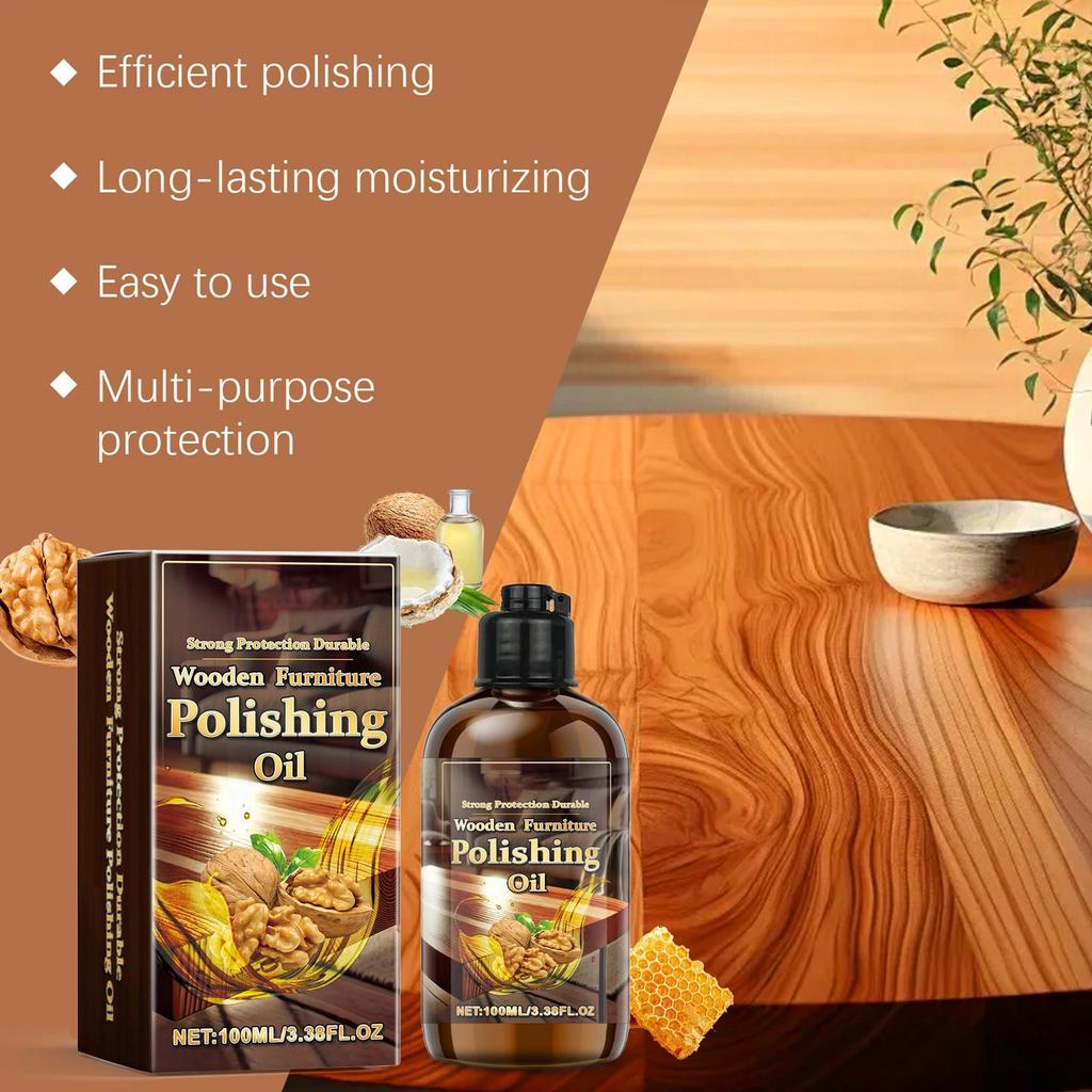 Wood Cleaner 100ml Table Polishing Conditioner Furniture Quick Shine Conditioner For Indoor Home Sofa Floor Chair Cutting Board