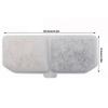 Filtro para Fuente de Agua para Gatos Paquete de 10 Filtro de Repuesto para Fuente Carbón Activado Elemento Filtrante Rectangular de Circulación de Agua para Mascotas