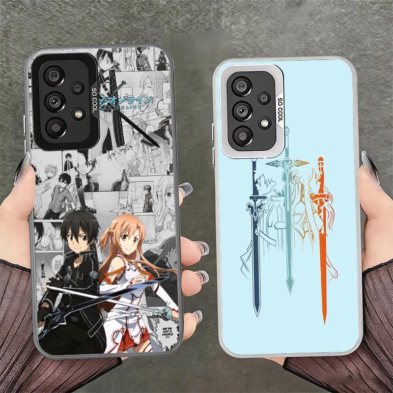 Sword Art Online Anime Shockproof Phone Case for Samsung A17 A16 A15 A14 A37 A57 A36 A56 A26 A35 A55 A25 A34 A54 A24 A13 A23 A33