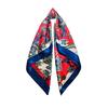 90cm Trendy Paisley Silk-Style Headscarf for Women - European American Design