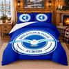 Brighton Hove Albion Pattern Bedding 3Pcs Set Bed Sheet And Pillowcases For Indoor Bedroom