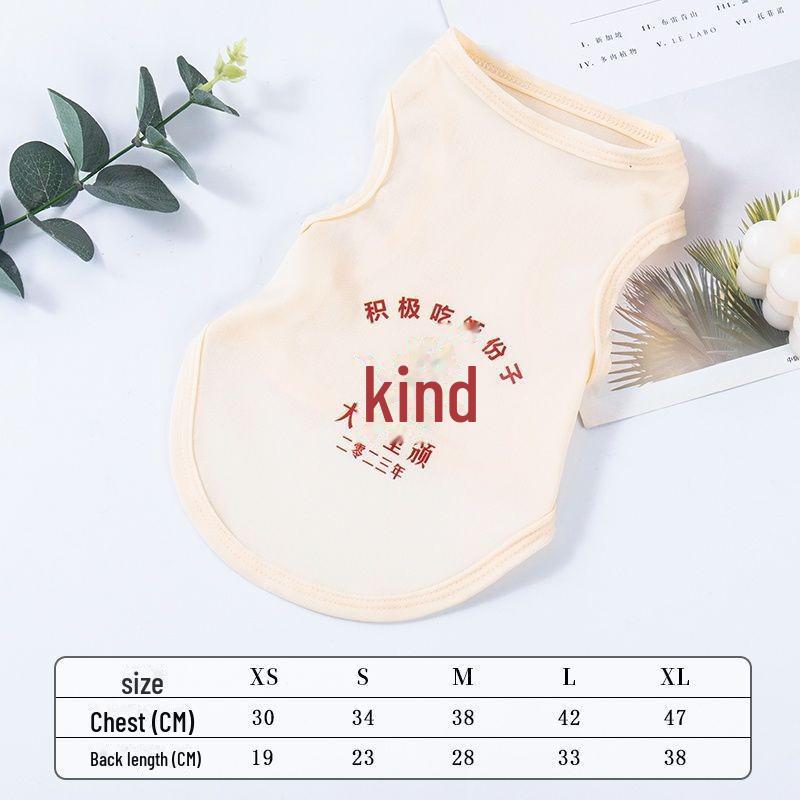 Pet Summer Vest: Lightweight Sun Protection Shirt for Small Dogs and Cats, Perfect for Spring and Summer Wear.