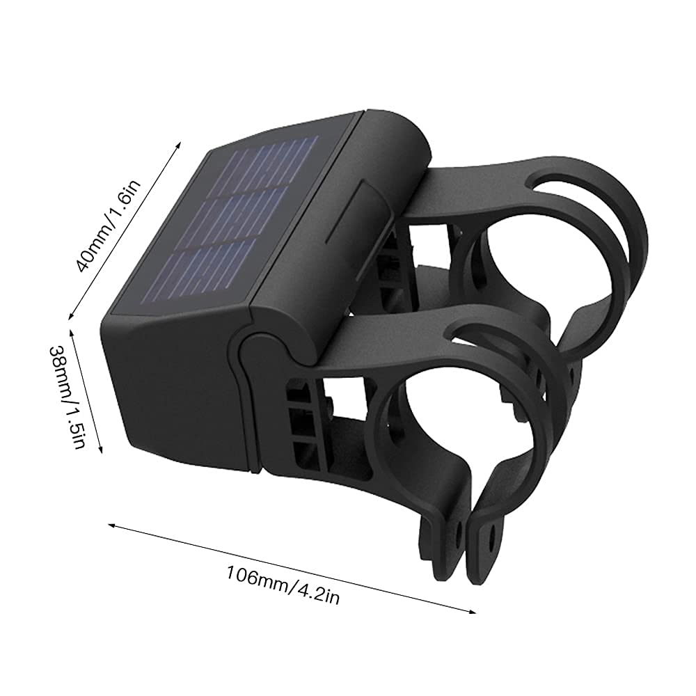 Bicycle Light, Bicycle Headlight, Solar Charging, Waterproof, Automatic Lighting, LED