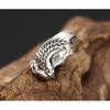 Adjustable Skull Ring Men Women Vintage Punk Rock Jewelry Geometric Gothic Accessory