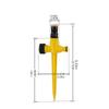 1pc Adjustable 360 Degree Sprinkler Automatic Lawn Irrigation Head In-ground Sprinkler Irrigation Device Garten Water Sprinkler