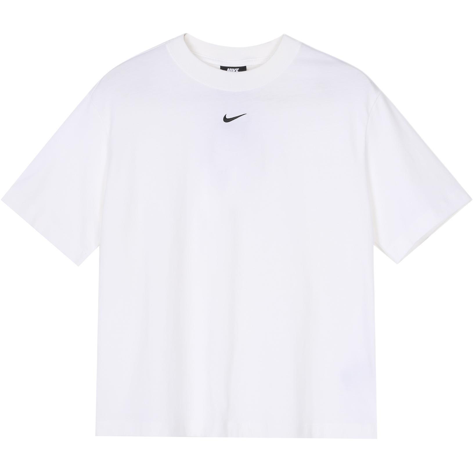 (WMNS) Nike AS W Nike Sportswear ESSNTL Top SS BF White Women s CT2588-100 M