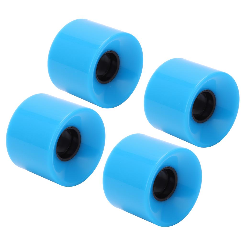 PUENTE 4pcs 60x45mm Skateboard Wheels 78A Longboard Cruiser Wheels Replacement PartsBlue